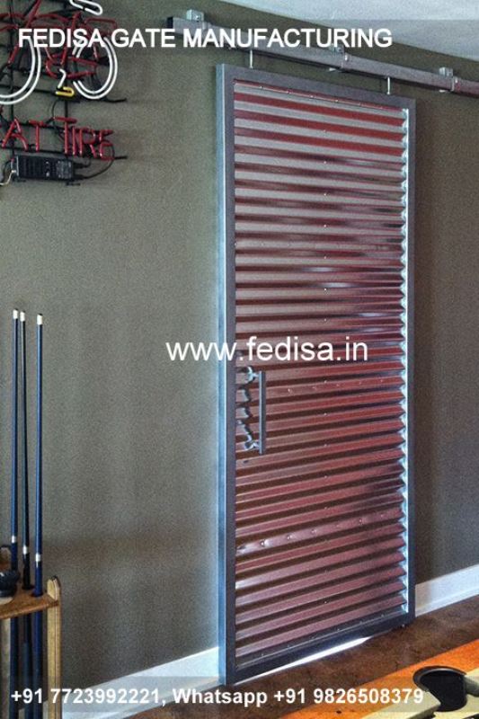 Iron Gate Design Sliding Gate Design Main Gate Design For Village One Side Iron Gate Design