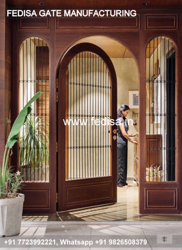 Iron Gate Design Simple Gate Design Compound Wall With Grill Design Overhead Gate Design
