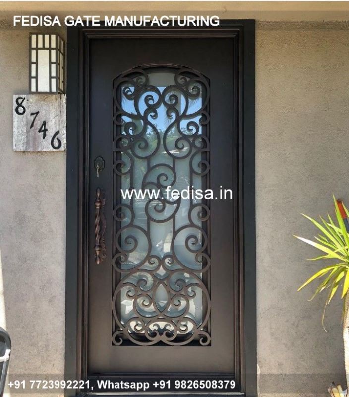 Iron Gate Design Safety Grill Gate Design For Main Door Gray Gate Design Modern Aluminum Gates