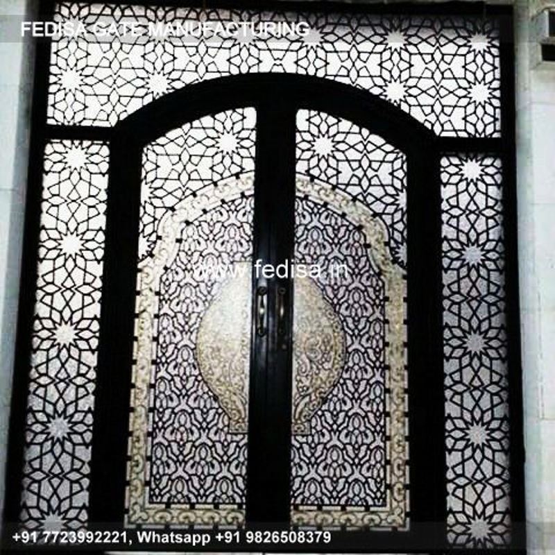 Main Gate Design House Gate Design Boundary Wall With Grill Design Steel Grill Gate