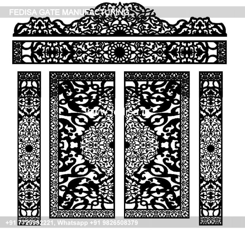 Gate Design Steel Gate Design Overhead Gate Design Double Door Steel Gate Design
