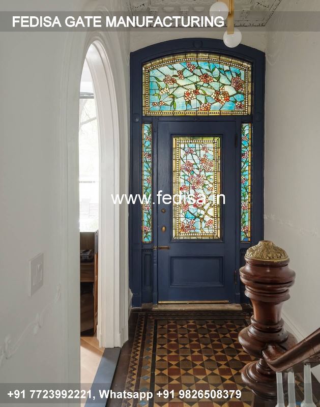 Gate Design Gate Color Steel Temple Gate Design Compound Pillar Design