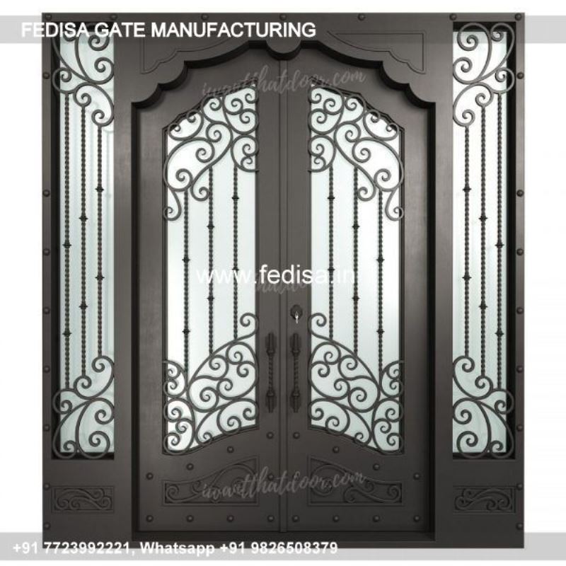 Iron Gate Design Simple Gate Design Main Gate Chajja Design Steel Sheet Gate Design