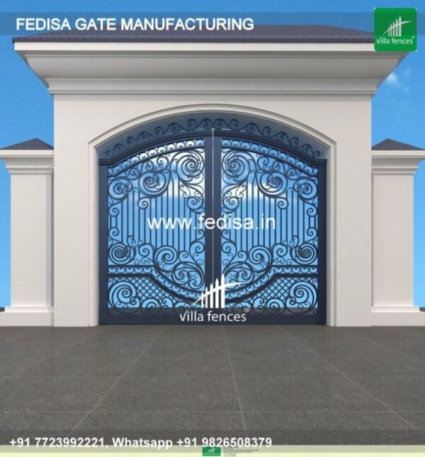 Iron Gate Design Sliding Gate Design Stainless Steel Main Gate Steel Gate Double Door Design