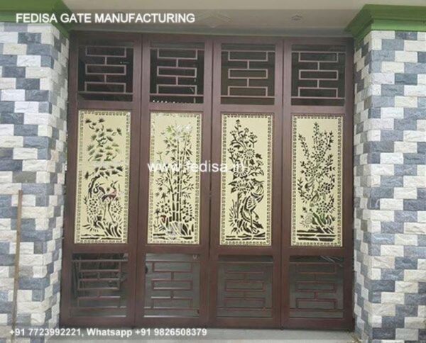 Iron Gate Design Sliding Gate Design Steel Pipe Gate Design Lakdi Ka Gate Design