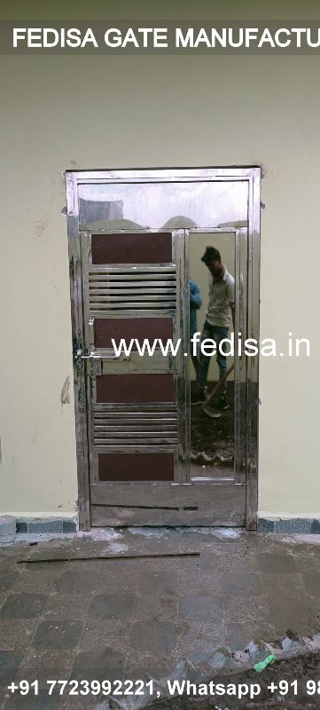 Iron Gate Design Simple Gate Design Main Gate Slope Design Steel Boundary Wall Railing Design