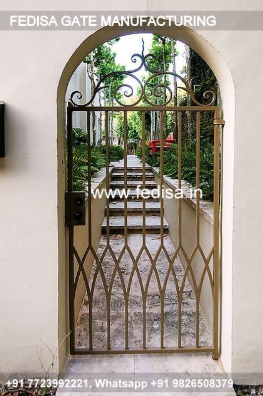 Gate Design Front Gate Design Gate With Wood Design Simple Square Tube Gate Design
