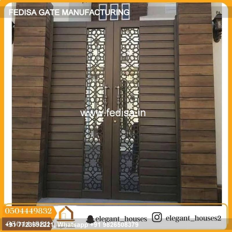 Iron Gate Design Safety Grill Gate Design For Main Door Outdoor Steel Gate Design Gate Plaster Design