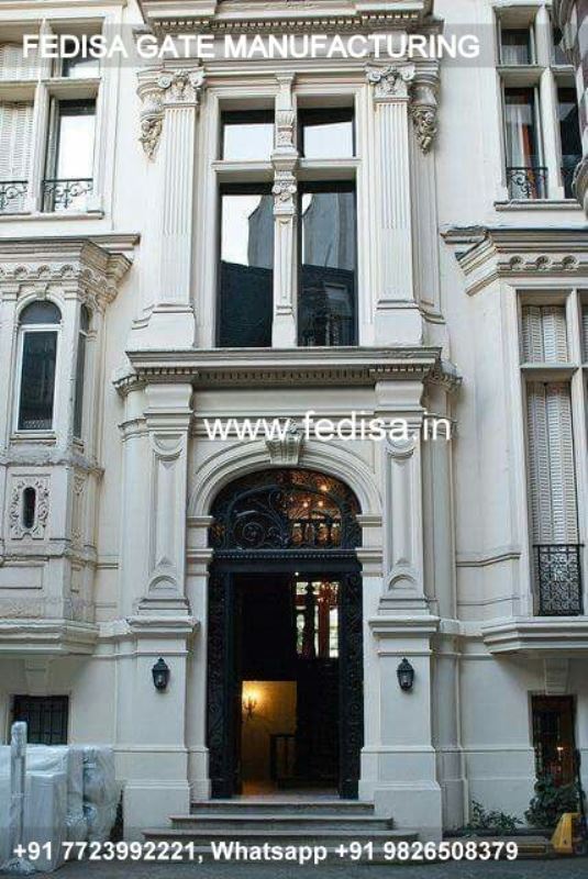 Iron Gate Design Simple Gate Design Front Portico Grill Design Color Of Grill Gate