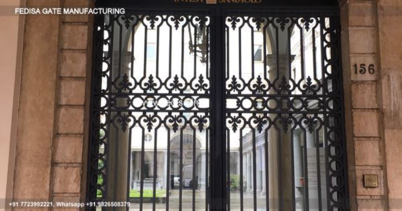 Iron Gate Design Safety Grill Gate Design For Main Door Gate Pillar Design Lohe Ke Men Gate