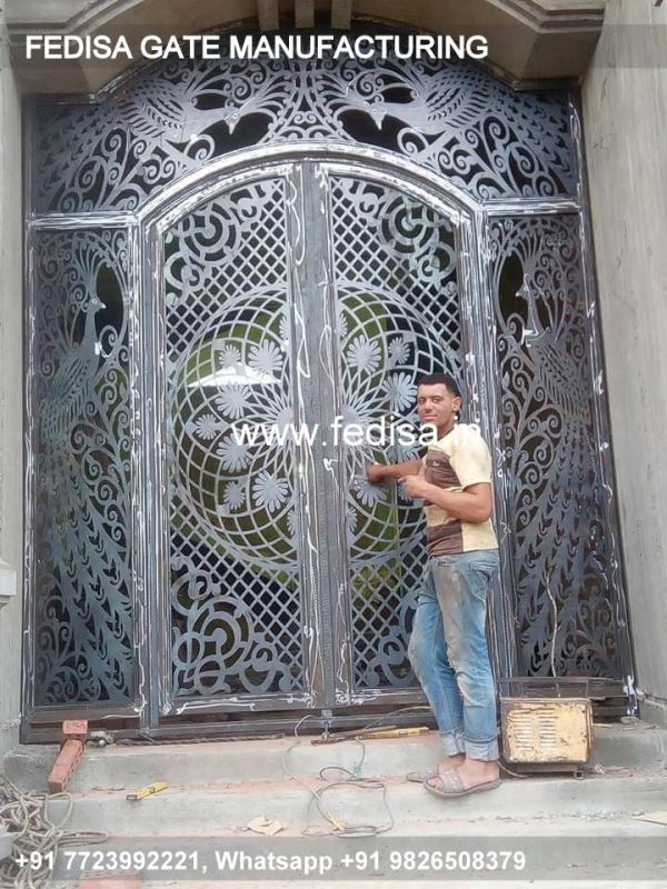 Iron Gate Design Front Gate Designs For Houses Gate Mica Design Fancy Steel Gate Design