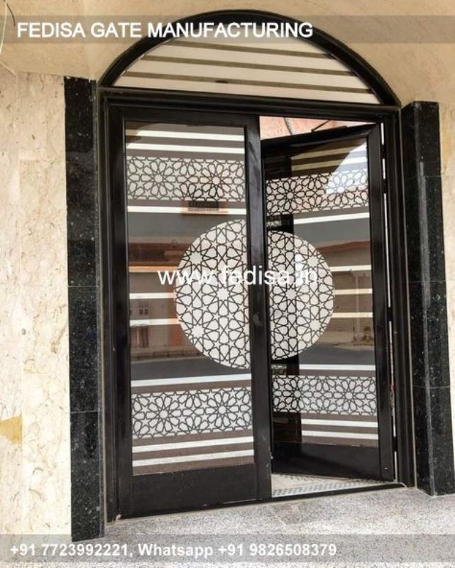 Iron Gate Design Simple Gate Design Main Gate Design Wooden Double Door Service Gate Design