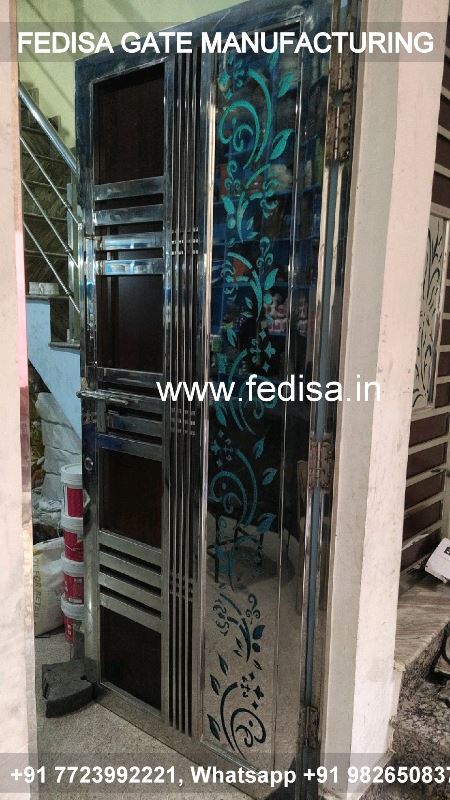 Iron Gate Design Safety Grill Gate Design For Main Door Gate Pillar Color Modern Iron Fence Designs