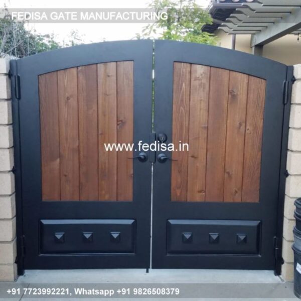Iron Gate Design Simple Gate Design Wrought Iron Entrance Gates Teak Wood Gate Design