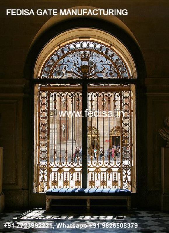 Iron Gate Design Safety Grill Gate Design For Main Door Steel Gate Design Double Door Price Abstract Gate Design