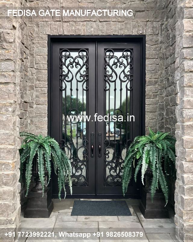 Gate Design Gate Color Modern Courtyard Gate Boundary Grill Design