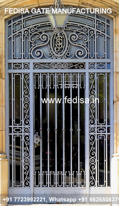 Iron Gate Design Simple Gate Design Safety Grill Design For Compound Wall Long Gate Design
