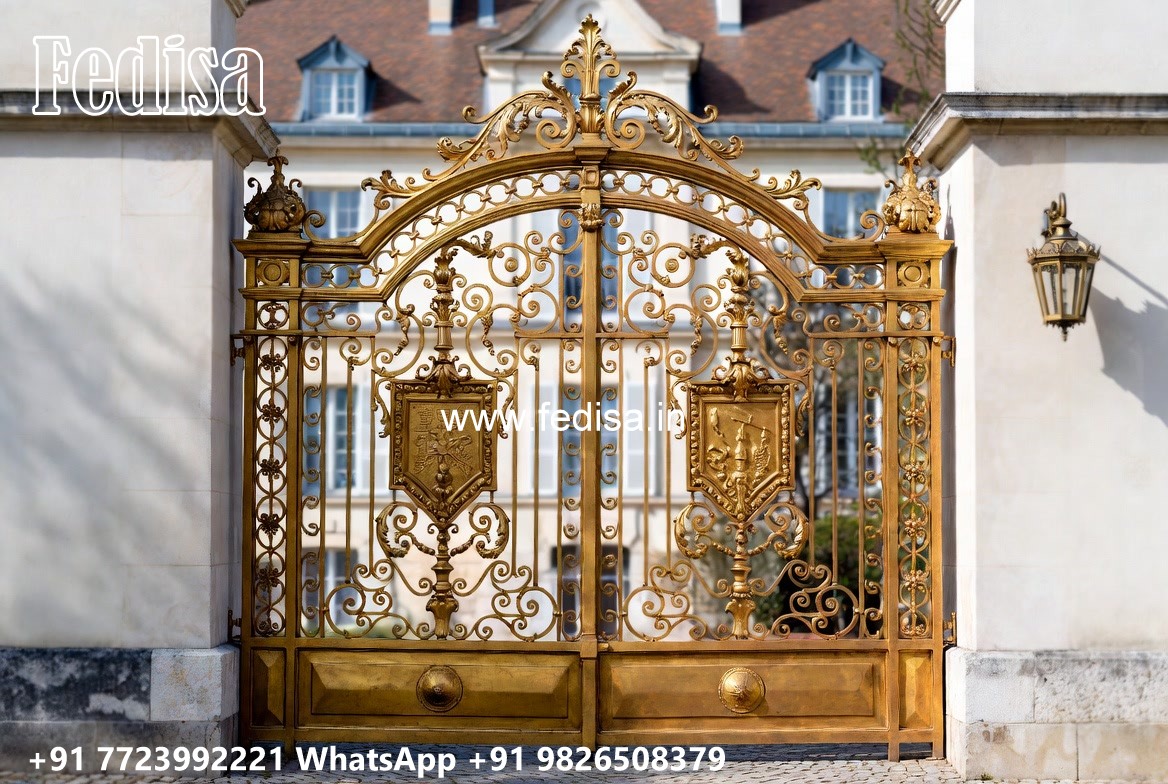 Iron Gate Design, Iron Railing Design For Boundary Wall 554 Gate Design Ideas