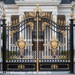 Main Gate Design, Fancy Iron Gate 731 Gate Design Ideas