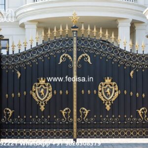 Sliding Gate Design, Modern Wrought Iron Fence 747 Gate Design Ideas