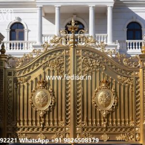 Main Gate Design, Curved Sliding Gate Design 991 Gate Design Ideas