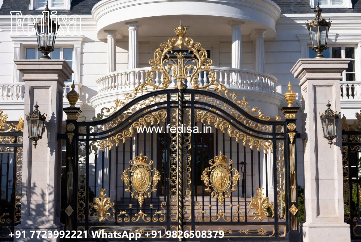 Main Gate Design 2102, Steel Bar Gate Design 1053 Gate Design Ideas