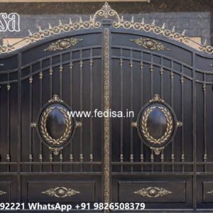 Gate Ke Design, Sliding Iron Main Gate Design 1266 Gate Design Ideas