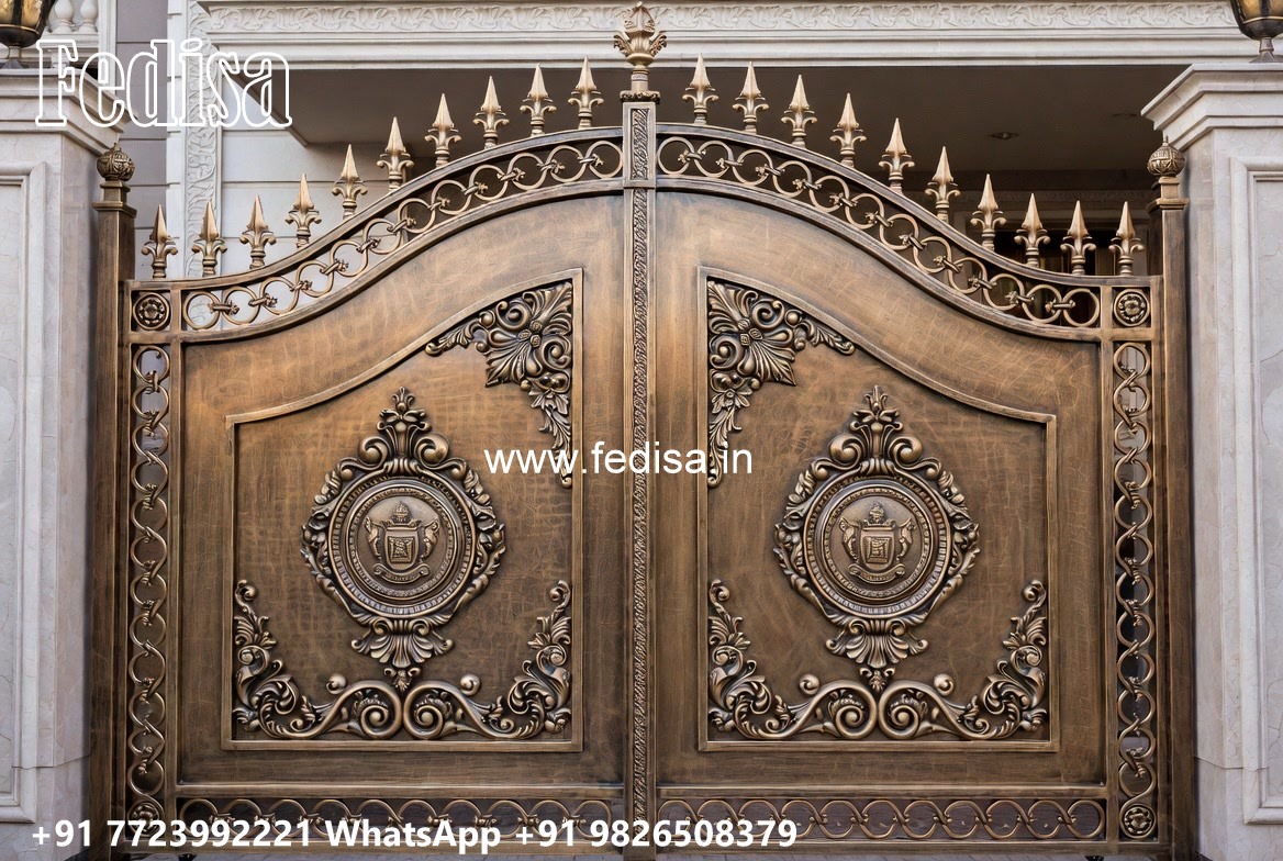 Front Gate Design, Gate Design New Iron 1378 Gate Design Ideas