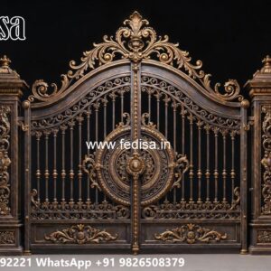Main Gate Design, Iron Bar Gate Design 1391 Gate Design Ideas