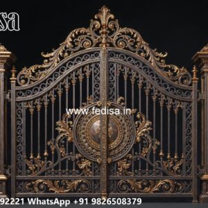 Gate Ka Design, Stainless Steel Front Gate Design 1395 Gate Design Ideas