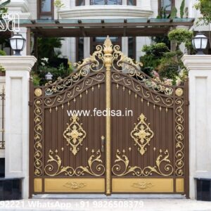 House Gate Design, Main Gate Round Design 1539 Gate Design Ideas