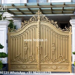 Main Gate Design 2152, Boundary Steel Gate 1553 Gate Design Ideas