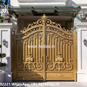 House Gate Design, Main Gate Design With Small Gate 1559 Gate Design Ideas