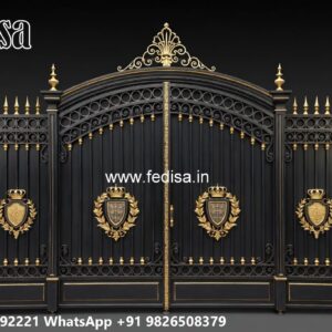 Front Gate Design, Main Gate Iron Colour 1618 Gate Design Ideas