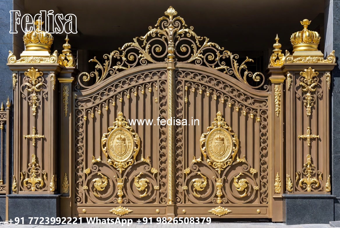 Main Gate Design 2026, Sliding Grill Gate Design 1700 Gate Design Ideas