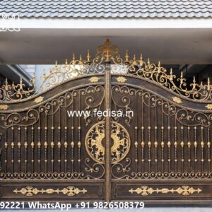 Front Gate Designs For Houses, Curved Gate Design 2047 Gate Design Ideas