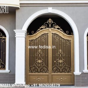 Main Gate Design 2080, Sliding Gate With Small Gate 2240 Gate Design Ideas