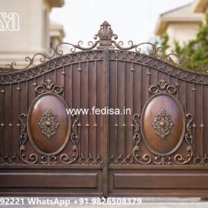 Main Gate Design 2093, Metal Grill Gate 2370 Gate Design Ideas