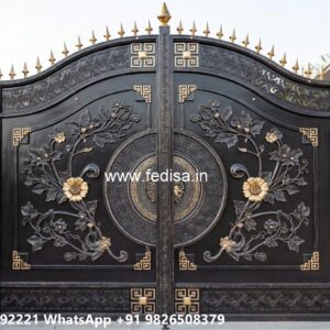 Modern Gate Design, Steel Gate Glass Design 2471 Gate Design Ideas