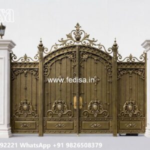 Ss Gate Design, Steel Wood Gate Design Wonderful Main Gate Design Ideas
