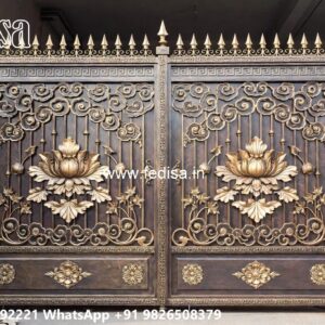 Ss Gate Design, Compound Wall With Grill Design Wonderful Main Gate Design Ideas