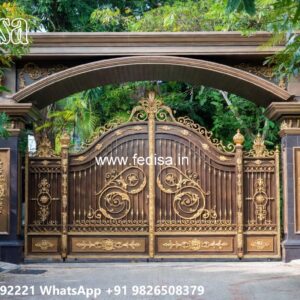 Home Gate Design, Compound Wall Single Gate Design Wonderful Main Gate Design Ideas