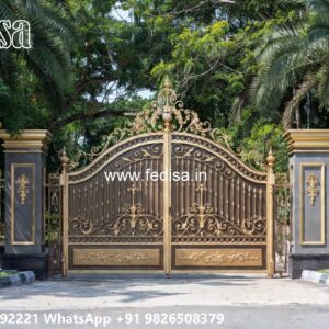 Wooden Gate Design, Simple Wall Compound Gate Design Wonderful Main Gate Design Ideas