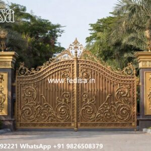 Modern Gate Design, Ss Single Gate Wonderful Main Gate Design Ideas