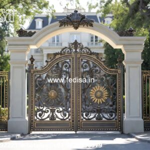 Iron Main Gate Design, Compound Wall Gate Design Wonderful Main Gate Design Ideas