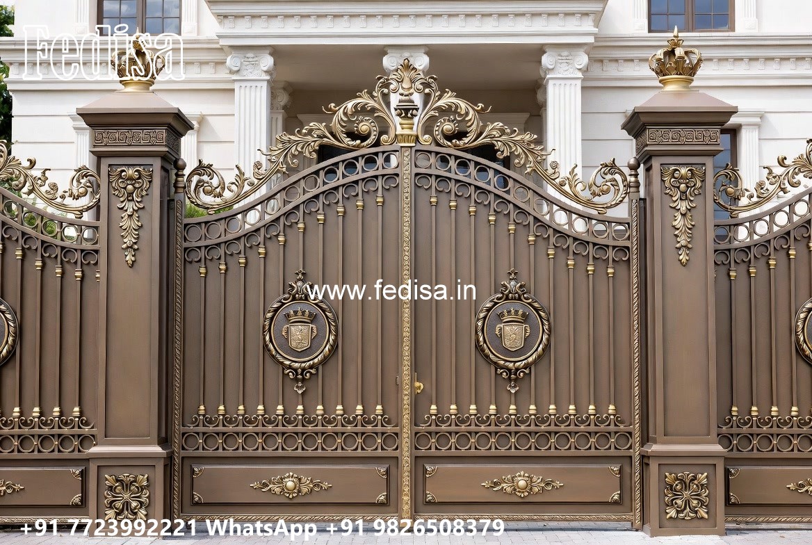 Pipe Gate Design, Double Door Steel Gate Design Wonderful Main Gate Design Ideas
