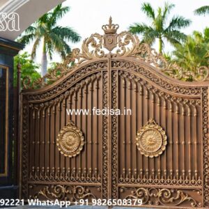 Main Gate Design 2064, Modern Iron Pipe Gate Wonderful Main Gate Design Ideas