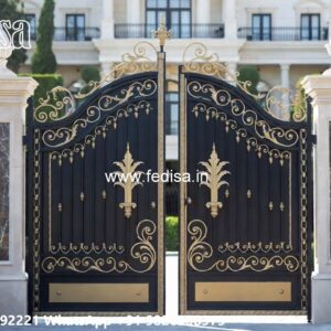 Entrance Gate Design, Contemporary Metal Side Gates Wonderful Main Gate Design Ideas