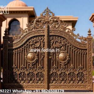 Entrance Gate Design, Big Gate With Small Gate Wonderful Main Gate Design Ideas