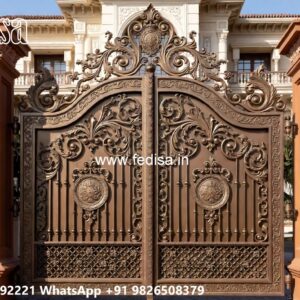 Iron Main Gate Design, Entrance Gate Design For Farmhouse Wonderful Main Gate Design Ideas
